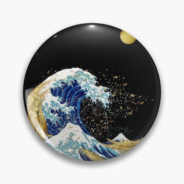 Item preview, Abstract Metallic Gold Wave designed and sold by RagWeasel.