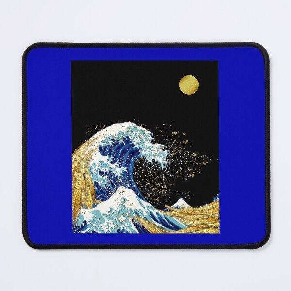 Item preview, Abstract Metallic Gold Wave designed and sold by RagWeasel.