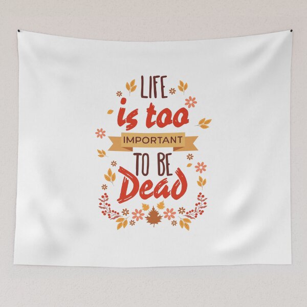 Item preview, Life Is Too Important - Astonished Cat Company designed and sold by AstonishedCatCo.