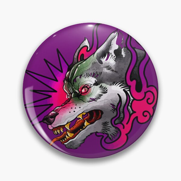 Item preview, Fluor Wolf designed and sold by TheChaloArtShop.