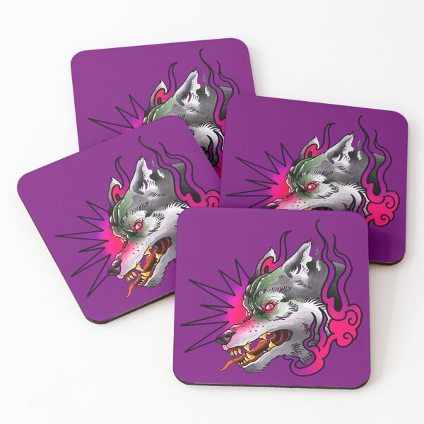 Item preview, Fluor Wolf designed and sold by TheChaloArtShop.