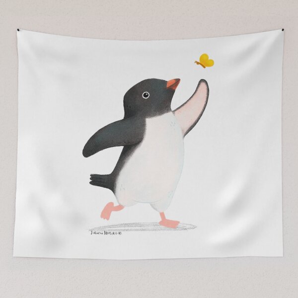 Item preview, Adelie Penguin and butterfly designed and sold by julianamotzko.