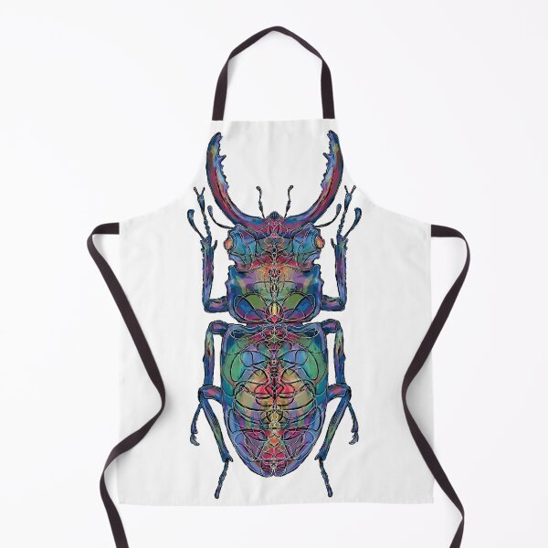 Item preview, stag beetle with a pattern and color stains designed and sold by NayaChu.
