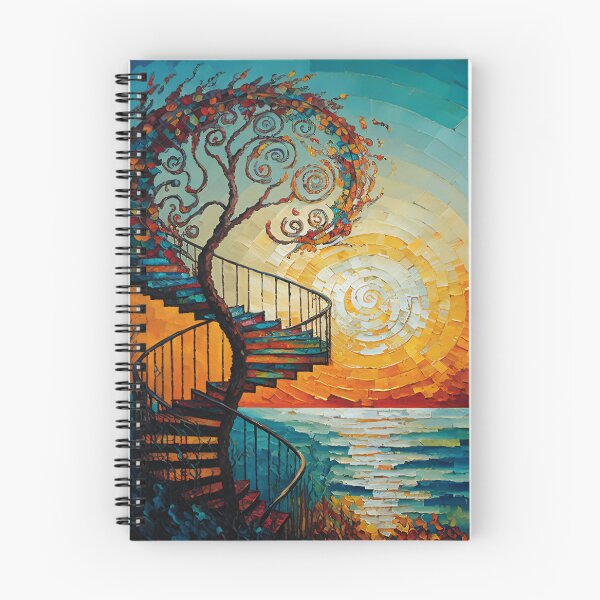 Item preview, A staircase winds its way up designed and sold by Left-Hand-Tree.