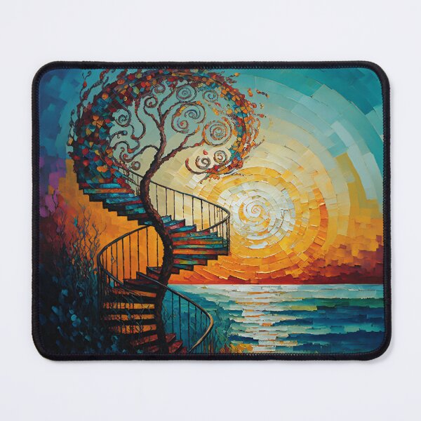 Item preview, A staircase winds its way up designed and sold by Left-Hand-Tree.