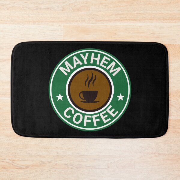 Item preview, Mayhem Coffee Shop & Bakery designed and sold by DreamSwiftly.