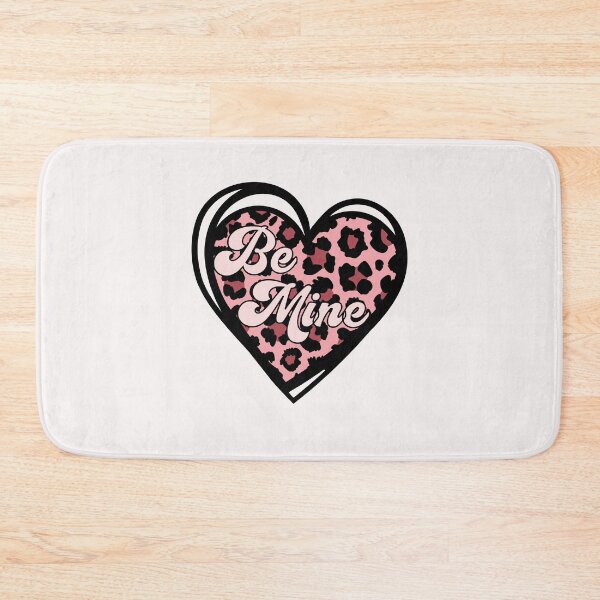 Item preview, Be Mine Pink Leopard Heart designed and sold by HappyLifeCreate.