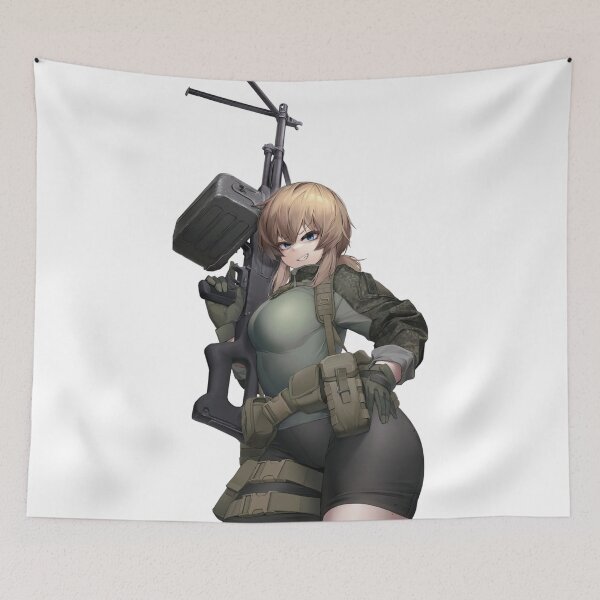 Item preview, Military Anime Girl designed and sold by kittiescuties.