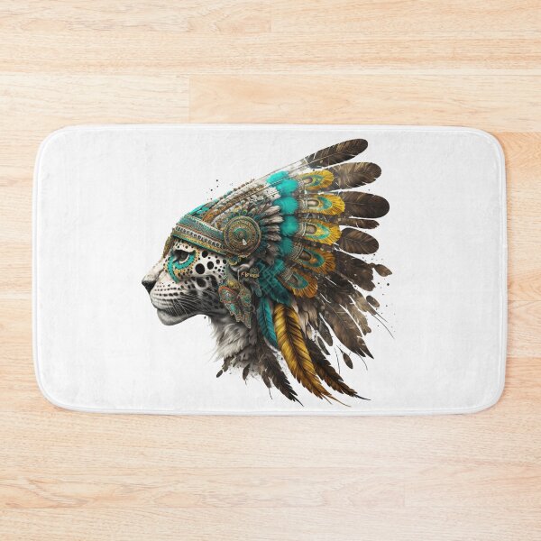 Item preview, Head of an Aztec Jaguar Warrior Skull Mexican Ancient Mythology Drawing designed and sold by CoyoteStudio.