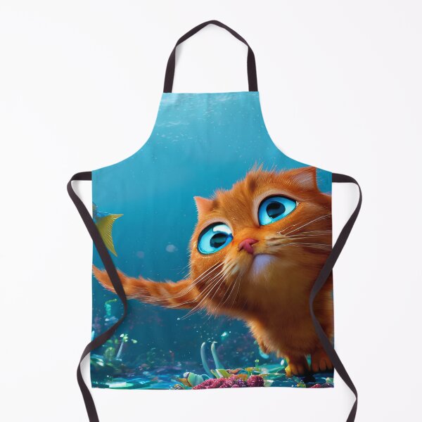 Item preview, Felix the cat on an adventure with his fish friends designed and sold by BabyShmoopies.
