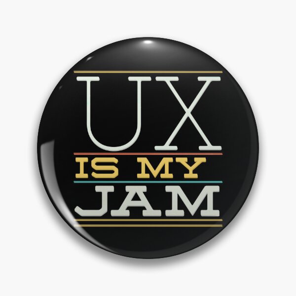 Item preview, UX is my jam designed and sold by mwebba2005.