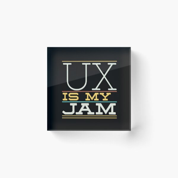 Item preview, UX is my jam designed and sold by mwebba2005.
