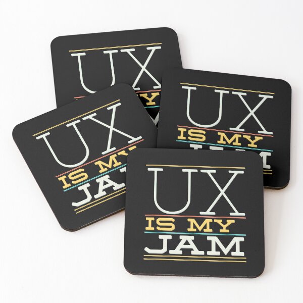 Item preview, UX is my jam designed and sold by mwebba2005.