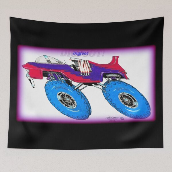 Item preview, Hot Rods  //    DIGFOOT!   //   MONSTER 4X4 designed and sold by Imagin8er.