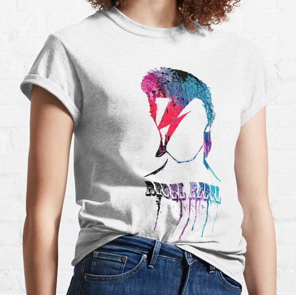 ROCK N ROLL STAR #blue/red Classic T-Shirt