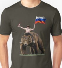 Putin Vodka Bear Tracksuit Hardbass Unisex T-Shirt