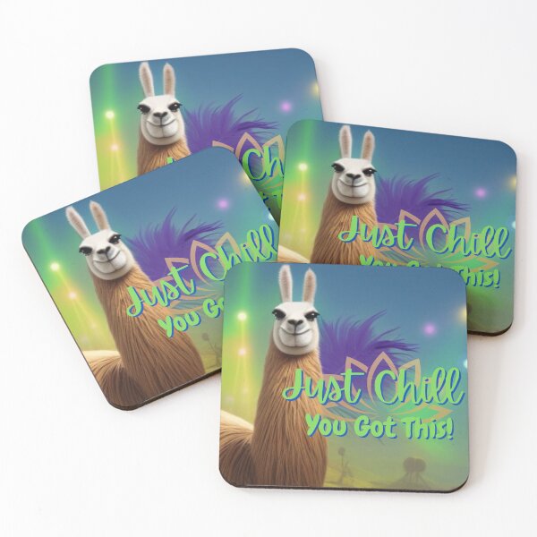 Item preview, Happy Llama - The ChillAnimals - designed and sold by Soundpups.