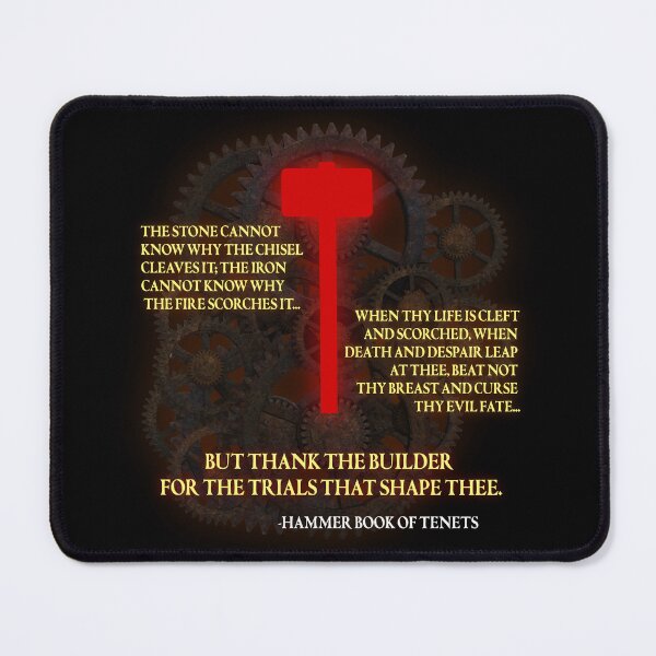 Item preview, Hammerite Prayer | Thief The Dark Project designed and sold by LGSmerch.