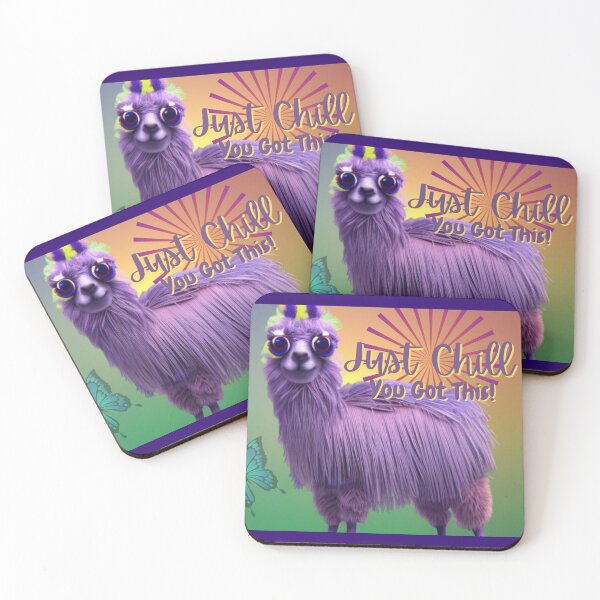 Item preview, Fluffy Llama - The ChillAnimals designed and sold by Soundpups.