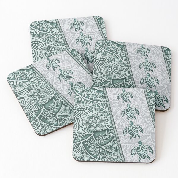 Item preview, Nahele Green Honu Tapa Fusion designed and sold by J Marielle Designs.