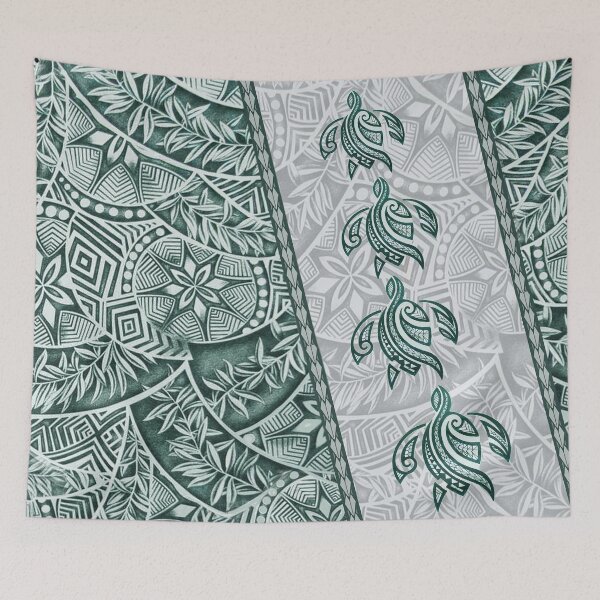 Item preview, Nahele Green Honu Tapa Fusion designed and sold by J Marielle Designs.
