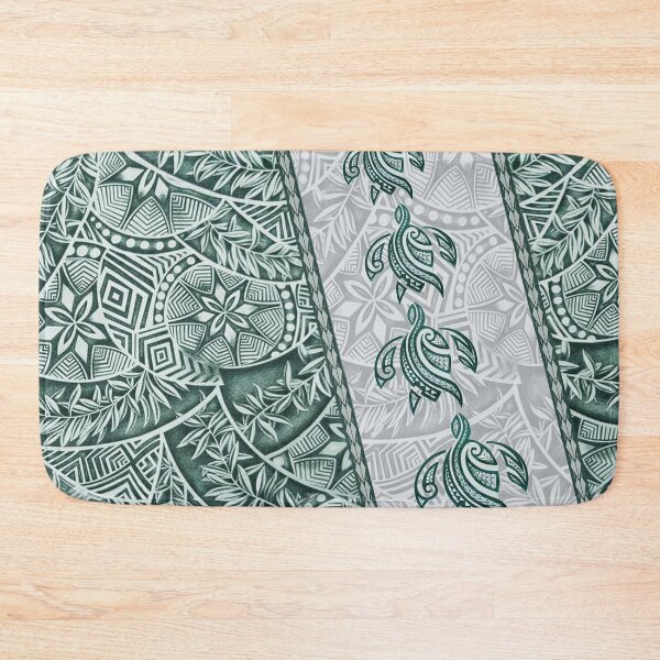 Item preview, Nahele Green Honu Tapa Fusion designed and sold by J Marielle Designs.