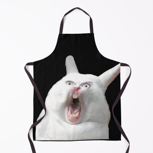 Item preview, Silly Angry Bunny Screaming Rabbit Face Funny Meme designed and sold by fomodesigns.