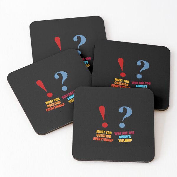Item preview, GRAMMAR POLICE FUNNY EXCLAMATION POINT AND QUESTION MARK designed and sold by Cr1sV.