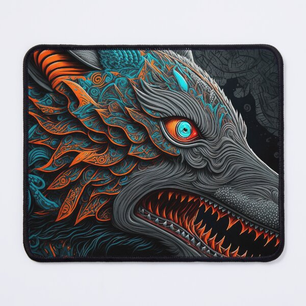 Item preview, A wolf / A.I. Art designed and sold by AeonGraphic.