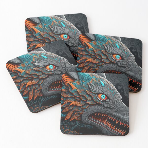 Item preview, A wolf / A.I. Art designed and sold by AeonGraphic.