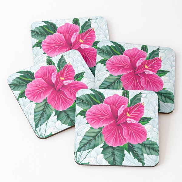 Item preview, Pink hibiscus flower designed and sold by gramizzia.