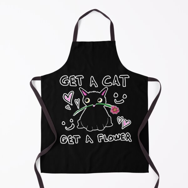Item preview, Get A Cat, Get A Flower designed and sold by BobbyMillsArt.