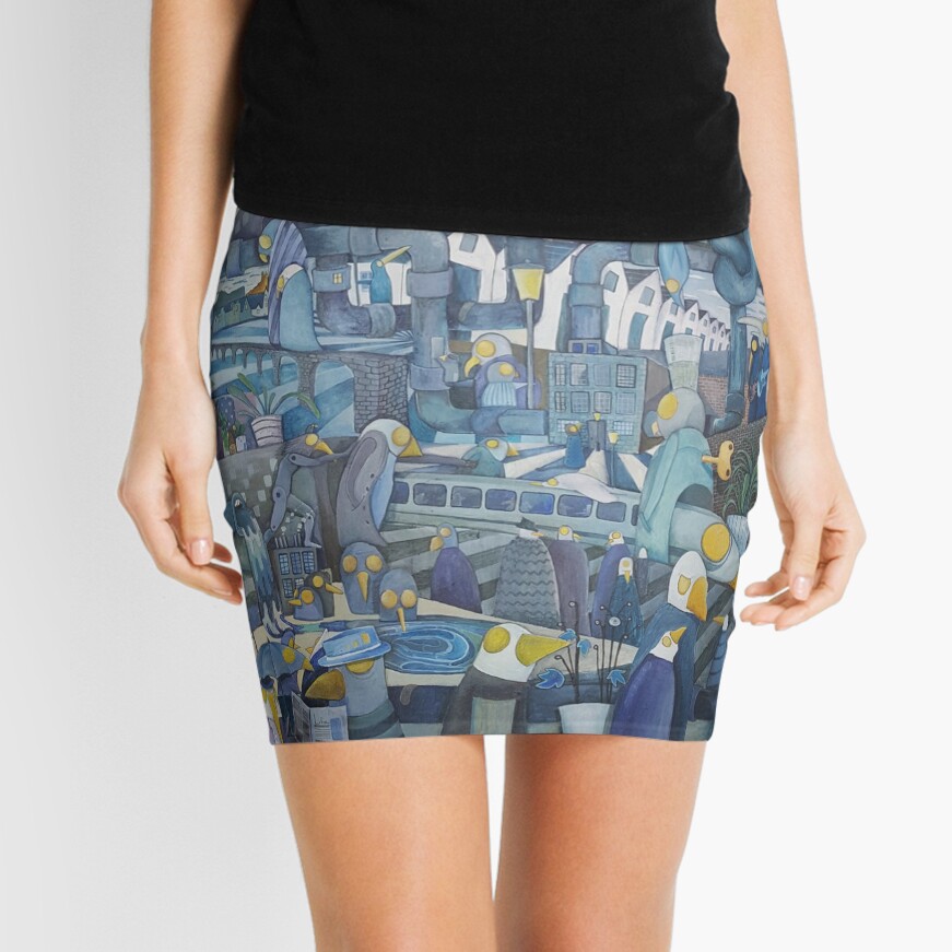 Pipes Mini Skirt