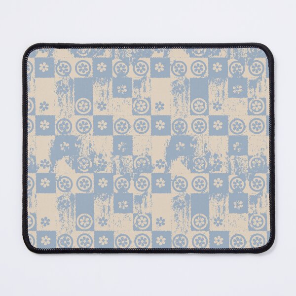 Item preview, seamless grunge retro pattern with flowers and checkered designed and sold by ShamanskaKate.