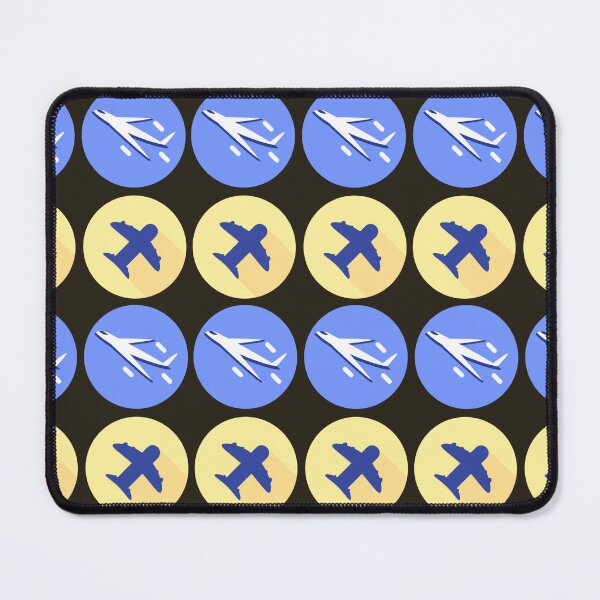 Item preview, Airplane theme, blue and yellow designed and sold by HarriPaloma.