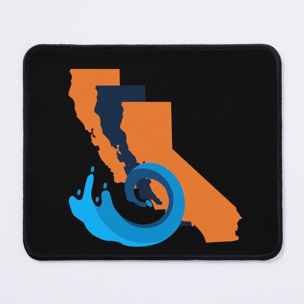 Item preview, California Border, Waves designed and sold by LatterDaze.