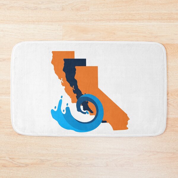 Item preview, California Border, Waves designed and sold by LatterDaze.