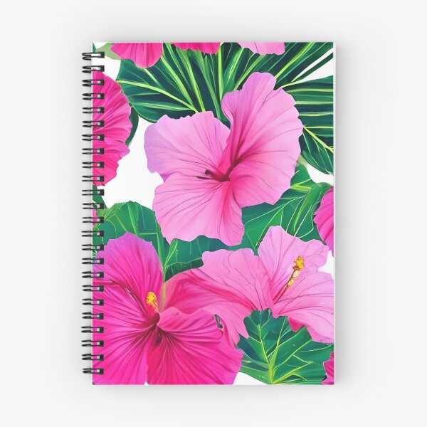 Item preview, Pink hibiscus flower pattern designed and sold by gramizzia.