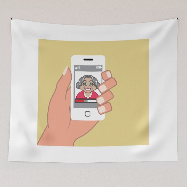 Item preview, Grandma smartphone designed and sold by vectorworks51.