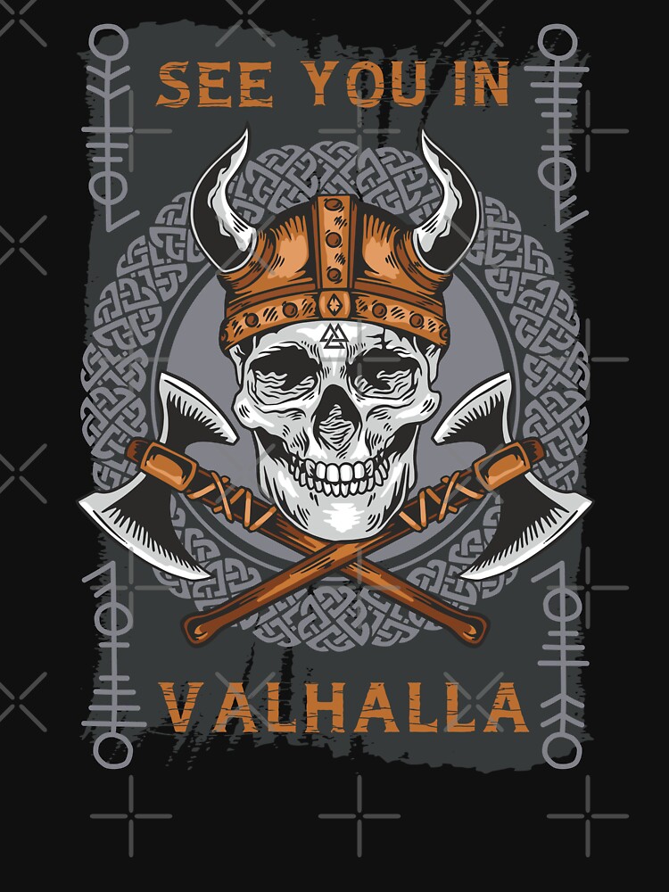 See you in Valhalla T-shirt Ragnar Lothbrok Vikings T-shirt Viking Tee  Shirt Tee