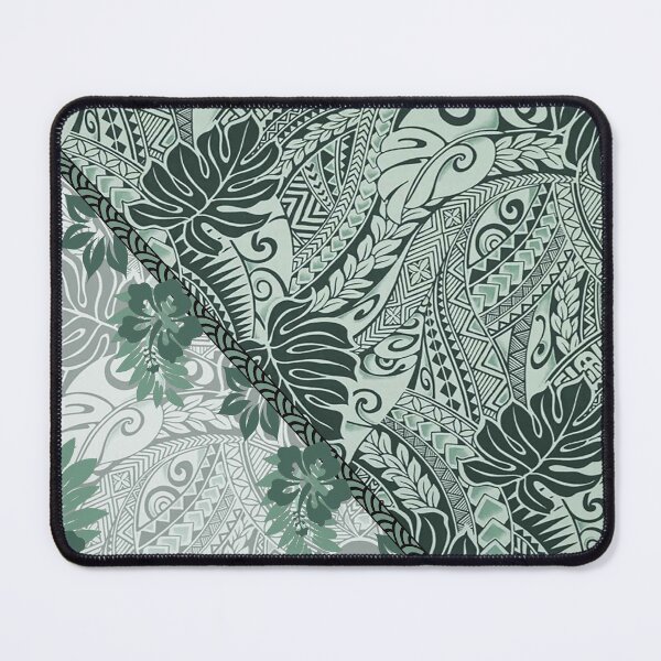 Item preview, Seafoam Green Monstera Tapa Fusion designed and sold by J Marielle Designs.
