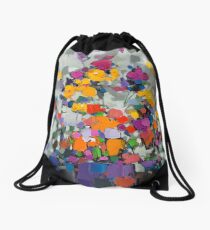 Floral Spectrum 2 Drawstring Bag