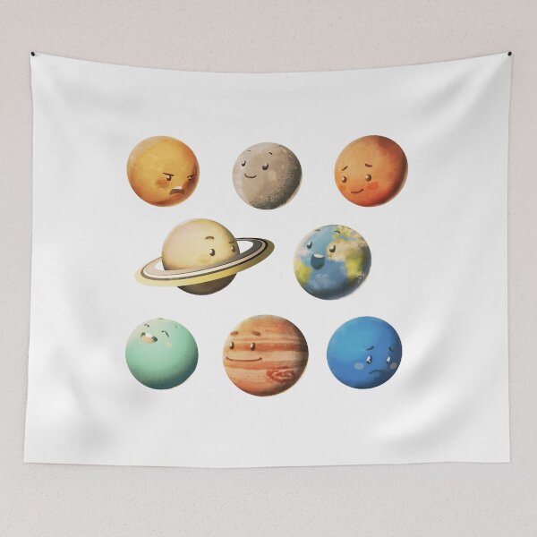 Item preview, Planets of Solar System Pack cute kawaii - learn astronomy gift designed and sold by celestevolta.