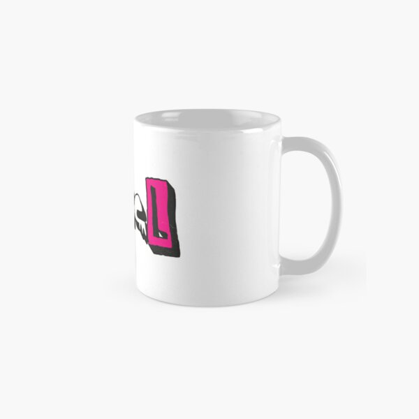 Harriet letter H crest pink unicorn name meaning Coffee Mug