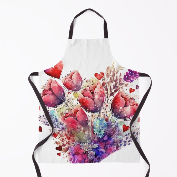 Item preview, Heartshaped Bouquet Of Red and Purple Flowers for Valentine's Day designed and sold by MagicSatchel.