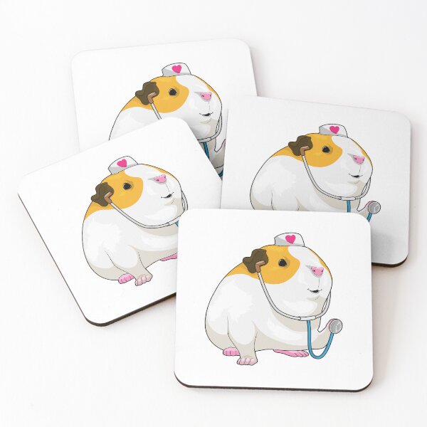 Item preview, Guinea pig Nurse Stethoscope designed and sold by Snabdesign84.