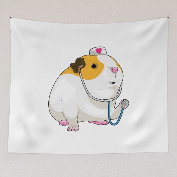 Item preview, Guinea pig Nurse Stethoscope designed and sold by Snabdesign84.