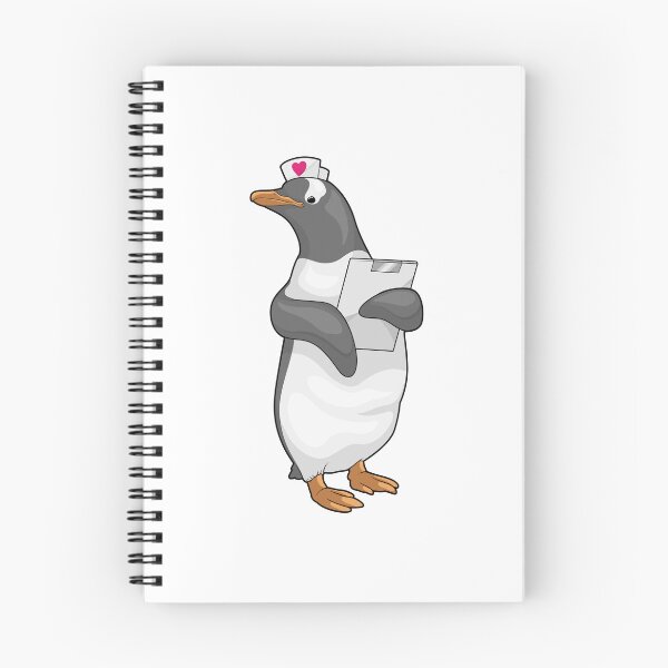 Item preview, Penguin Nurse Clipboard designed and sold by Snabdesign84.