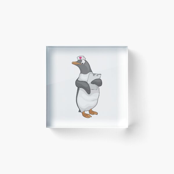 Item preview, Penguin Nurse Clipboard designed and sold by Snabdesign84.