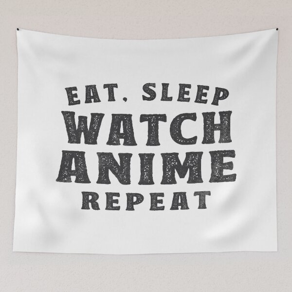 Item preview, Eat Sleep Watch Anime Anime Lover Gifts designed and sold by TonySpencer.